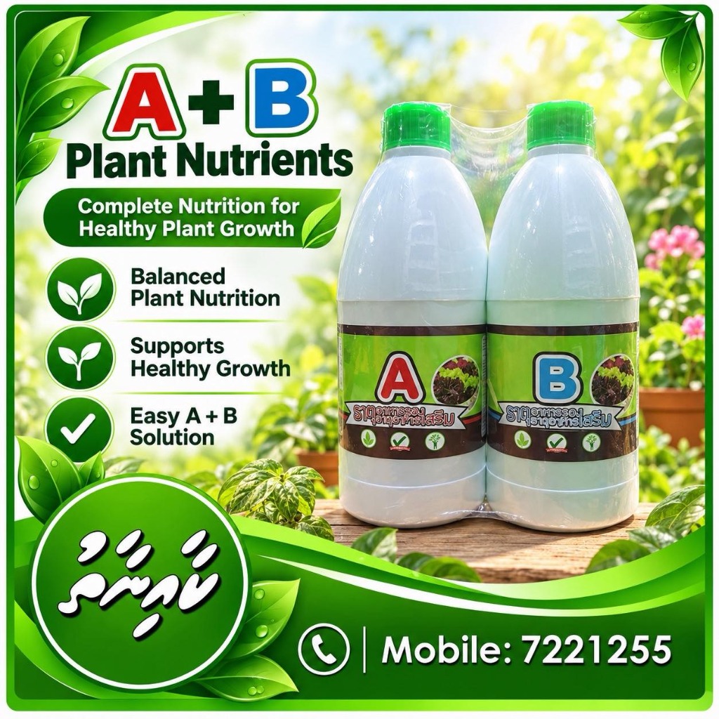Solution A + B Hydroponic Plant Nutrients